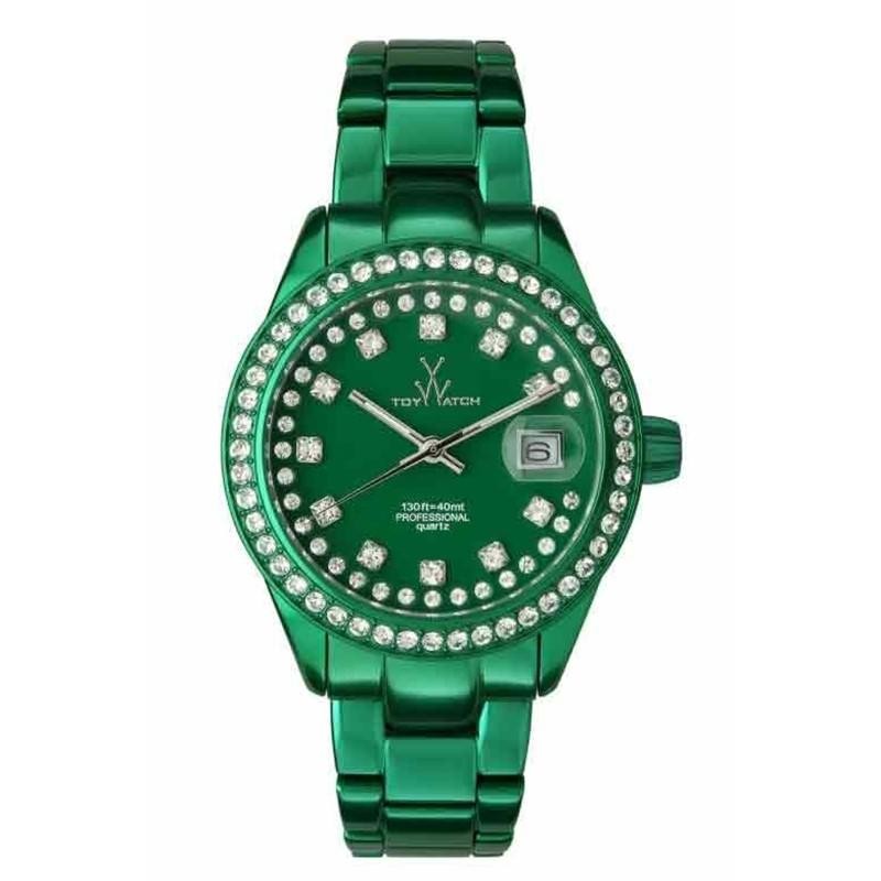 Orologio Donna Solo Tempo TOYWATCH ME26GR in Alluminio con Pietre