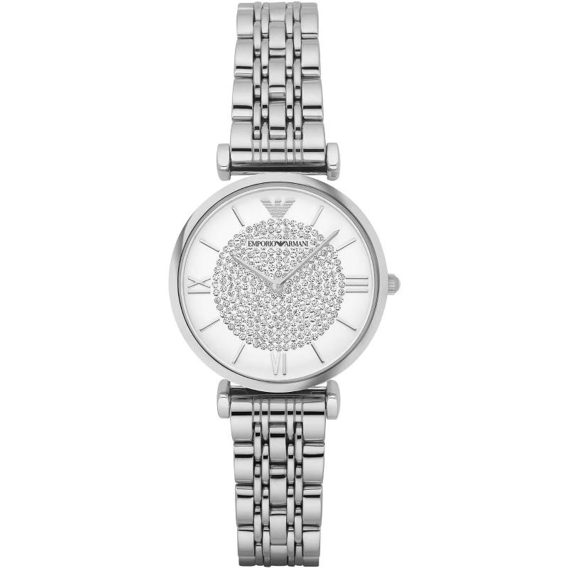 Orologio Donna Solo Tempo ARMANI AR1925 Cinturino Acciaio con Pietre