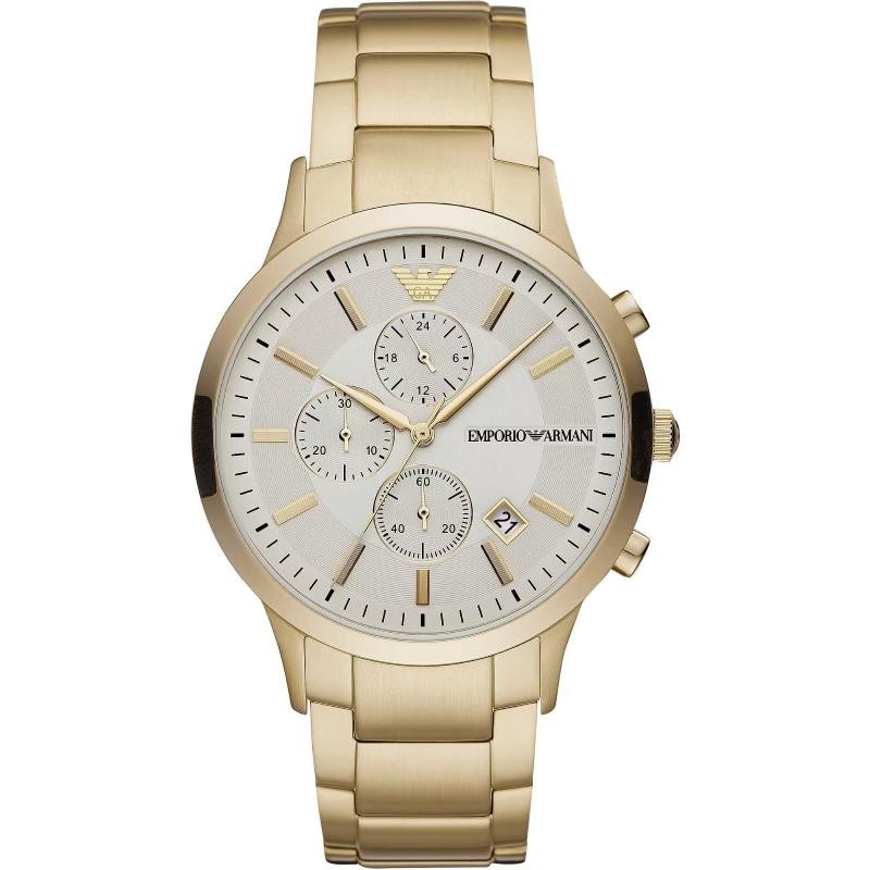 Orologio Uomo Cronografo ARMANI AR11332 Cinturino Acciaio Oro