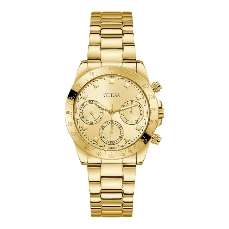 Orologio Donna Multifunzione GUESS GW0314L2 Cinturino Acciaio PVD Oro