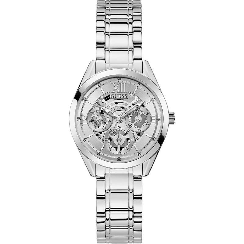 Orologio Donna Multifunzione GUESS GW0253L1 Scheletrato con Cinturino Acciaio