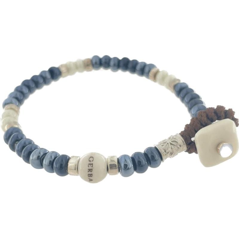 Bracciale Unisex GERBA CW11 in Ceramica e Argento 925 Chiusura Cappio