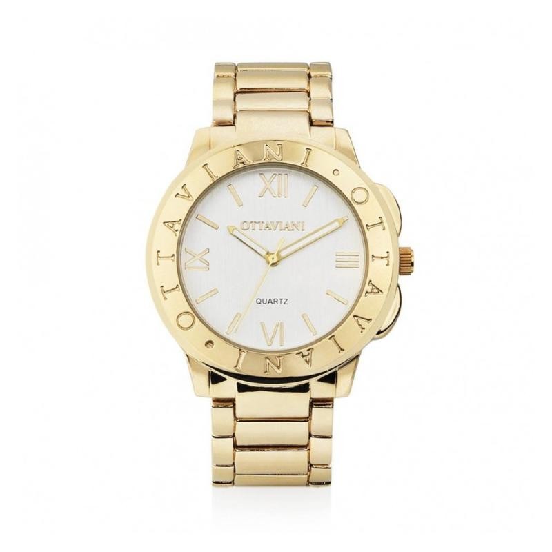 Orologio Donna Solo Tempo OTTAVIANI 15362 con Cinturino in Acciaio Citta Oro