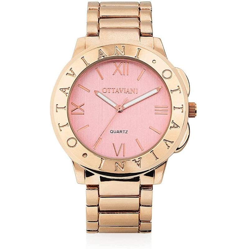 Orologio Donna Solo Tempo OTTAVIANI 15362P  con Cinturino Acciaio Rosato