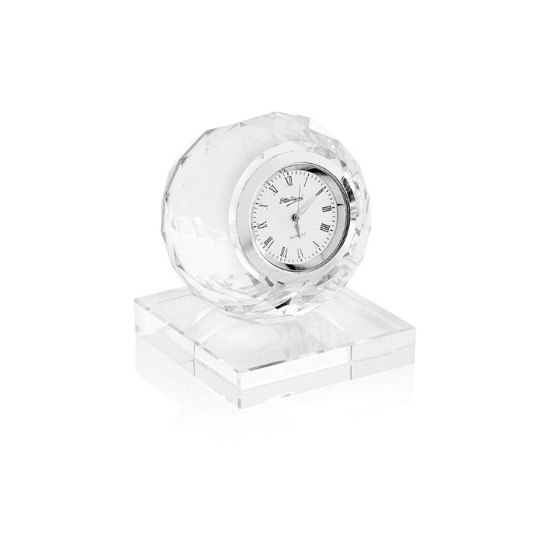 Orologio da Tavolo OTTAVIANI 29819 in Cristallo Diametro 6cm