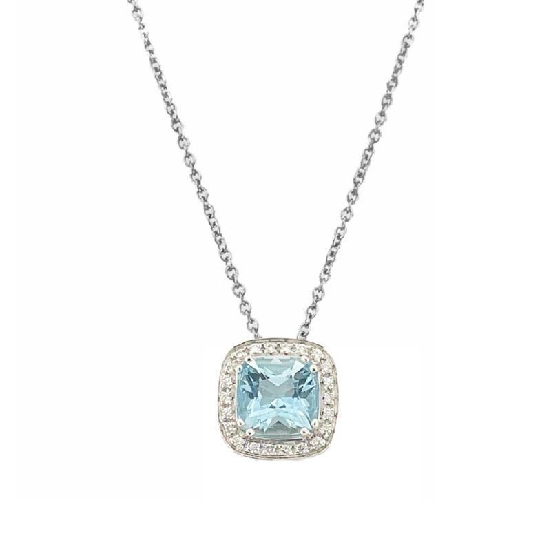 Collana Donna POLELLO G3249CBAC in Oro 18k Cushion con Diamanti