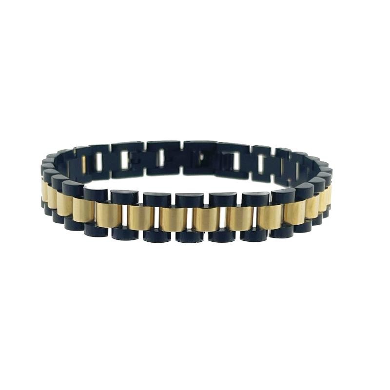 Bracciale Uomo GALASSIA ACBR24-O in Acciaio Oyster Bicolore