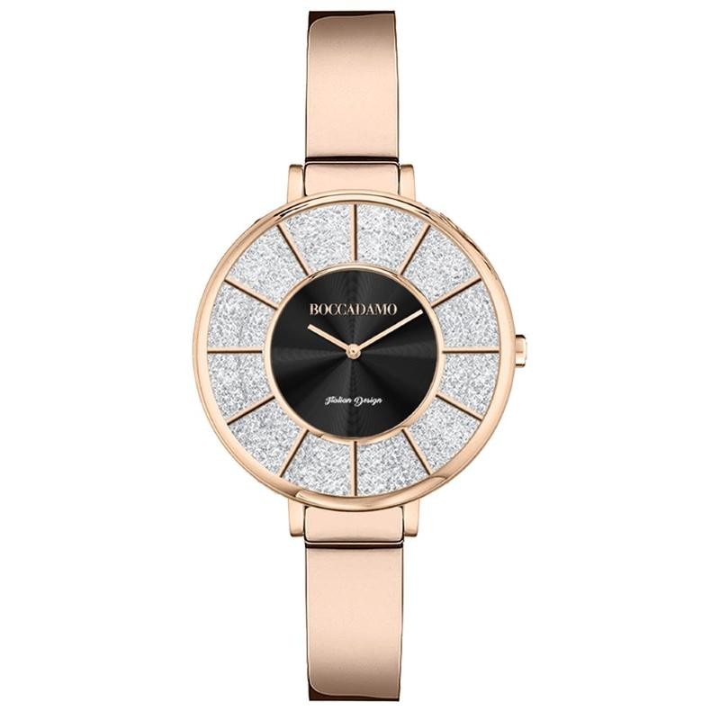 Orologio Donna Solo Tempo BOCCADAMO SH006 Cinturino Semirigido con Pietre