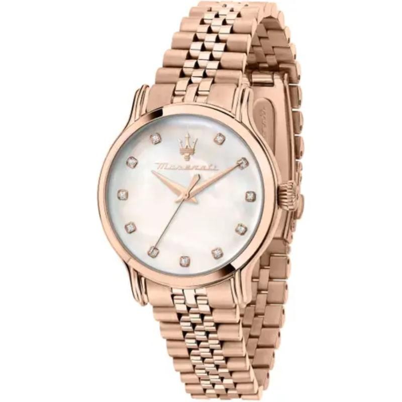 Orologio Donna Solo Tempo MASERATI R8853118517 Cinturino Acciaio con Diamanti
