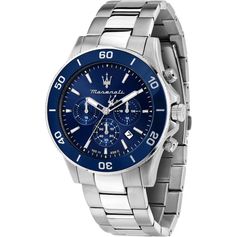 Orologio Uomo Cronografo MASERATI R8873600002 Cinturino Acciaio Datario