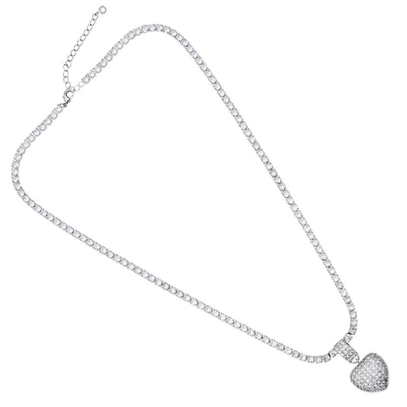 Collana Donna OTTAVIANI BIJOUX 500766C con Cuore Zirconato