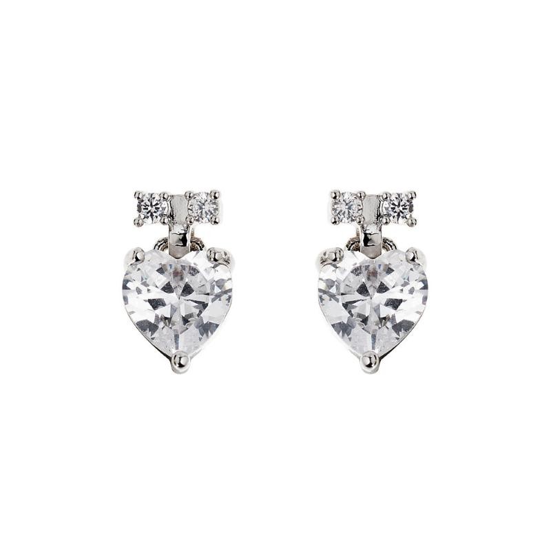 Orecchini Donna Lobo OTTAVIANI 500782O Bijoux con Zirconi a Cuore