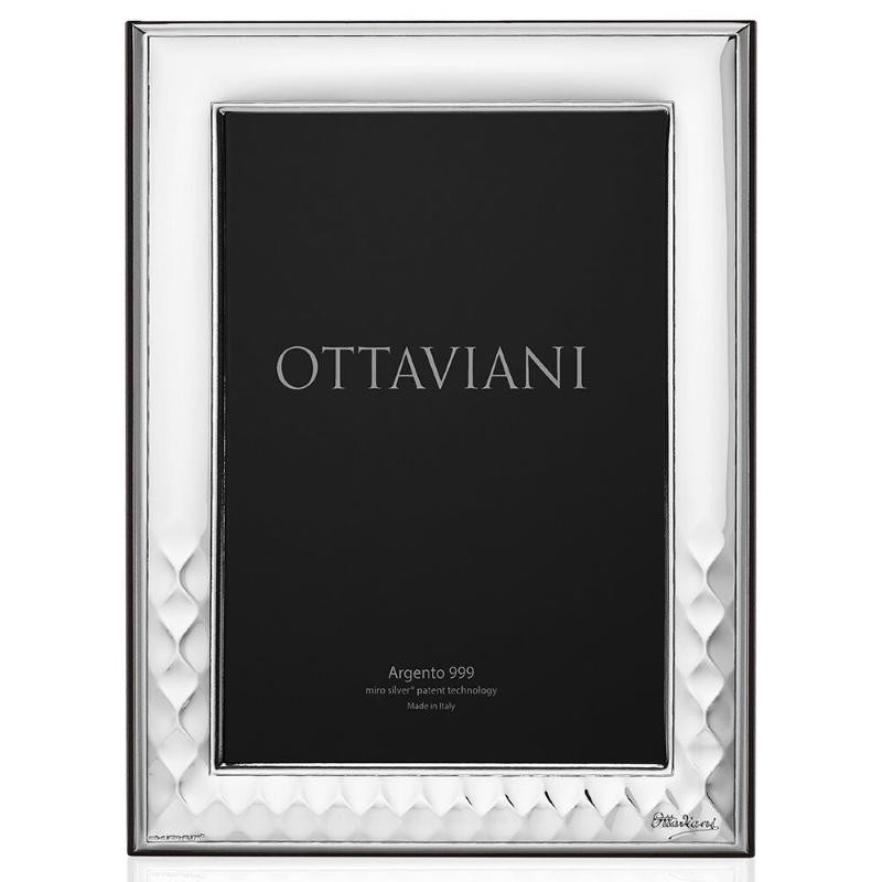 Cornice Portafoto OTTAVIANI 1003 Laminata in Argento 18x24 cm