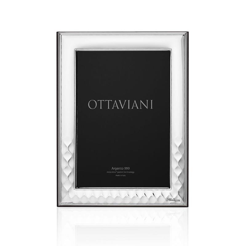 Cornice Portafoto OTTAVIANI HOME 1003A Argento con Fantasia