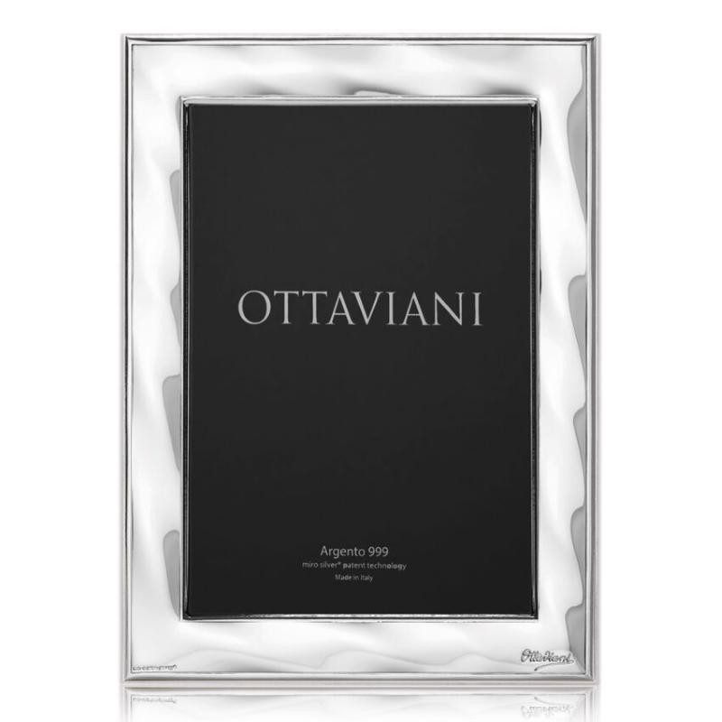 Cornice Portafoto OTTAVIANI 1005 Riflessi Argento 18x24 cm