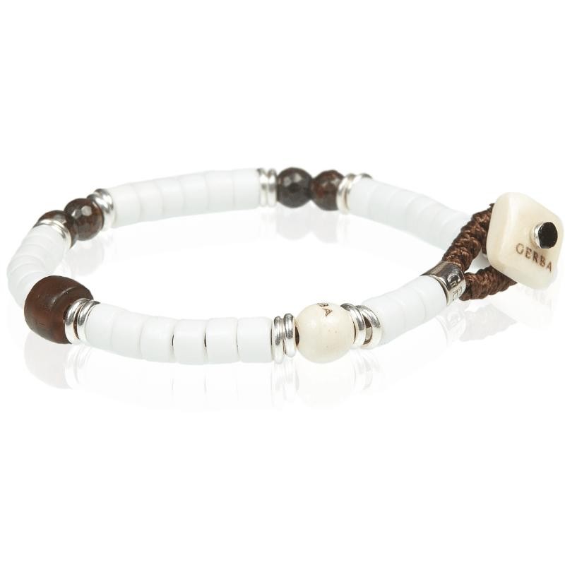 Bracciale Unisex Cordoncino GERBA WW01 Ceramica Chiusura Bottone