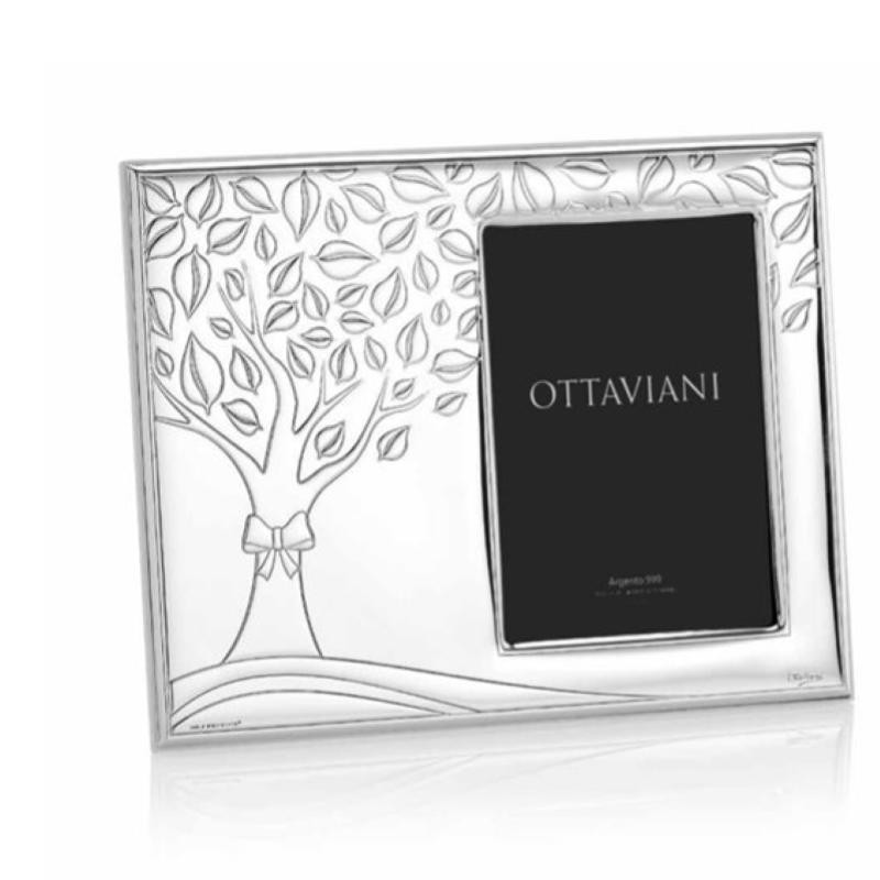 Cornice Portafoto OTTAVIANI 1020 Argento Albero Vita 10x15 cm