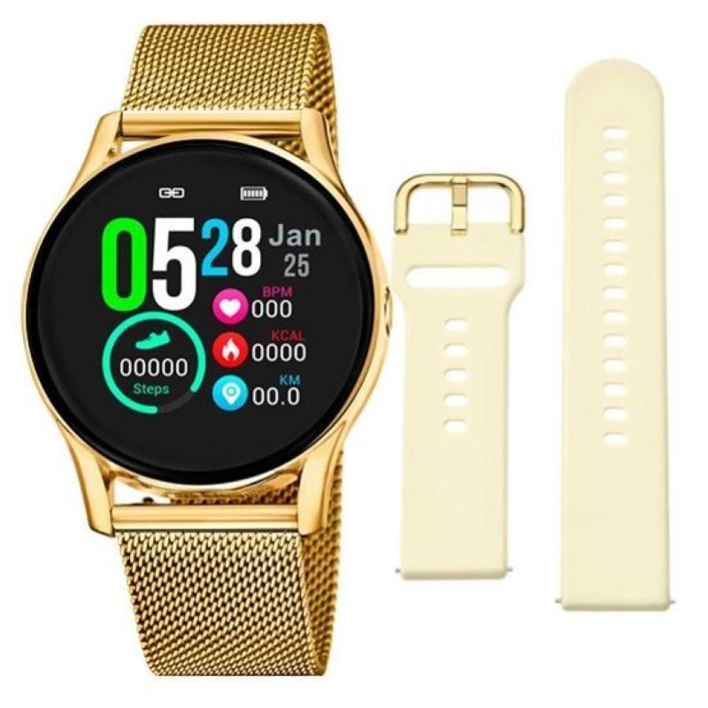 Smartwatch Lotus 50003/A Con Cinturino In Acciaio Inossidabile 316L, Bluetooth, Donna