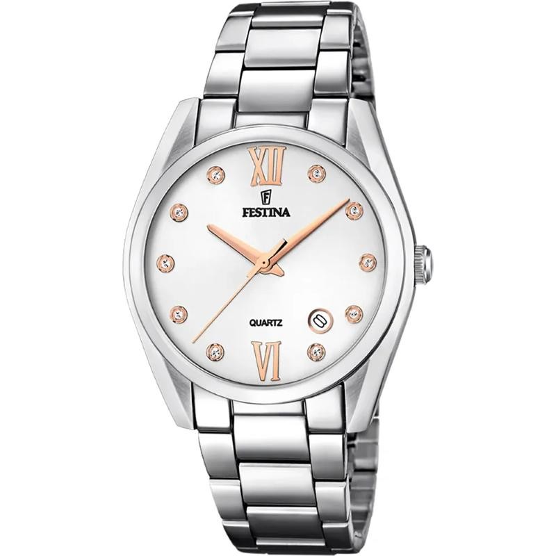 Orologio Donna Solo Tempo FESTINA F16790/A in Acciaio con Pietre