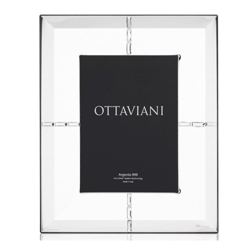 Cornice Portafoto OTTAVIANI 4012 Argento Baguette 18x24 cm