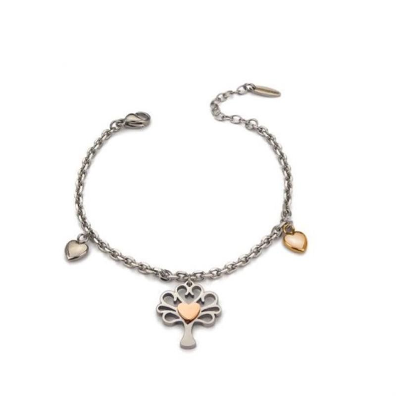 Bracciale con Albero della Vita e Cuori PF/BR74 BOCCADAMO 