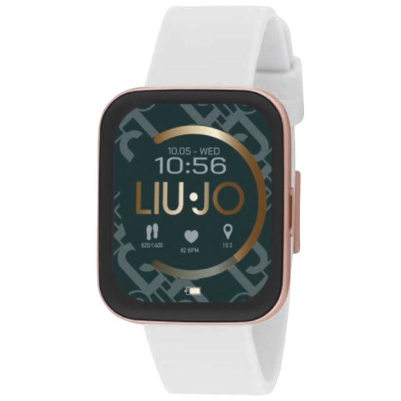 Orologio donna Liu Jo SWLJ092 Smartwatch Voice Slim rosé cinturino silicone bianco