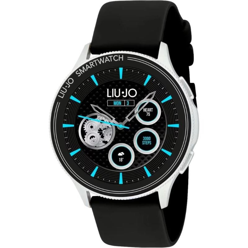 Orologio Smartwatch uomo SWLJ072 Liu Jo luxury Voice Man collection cinturino nero
