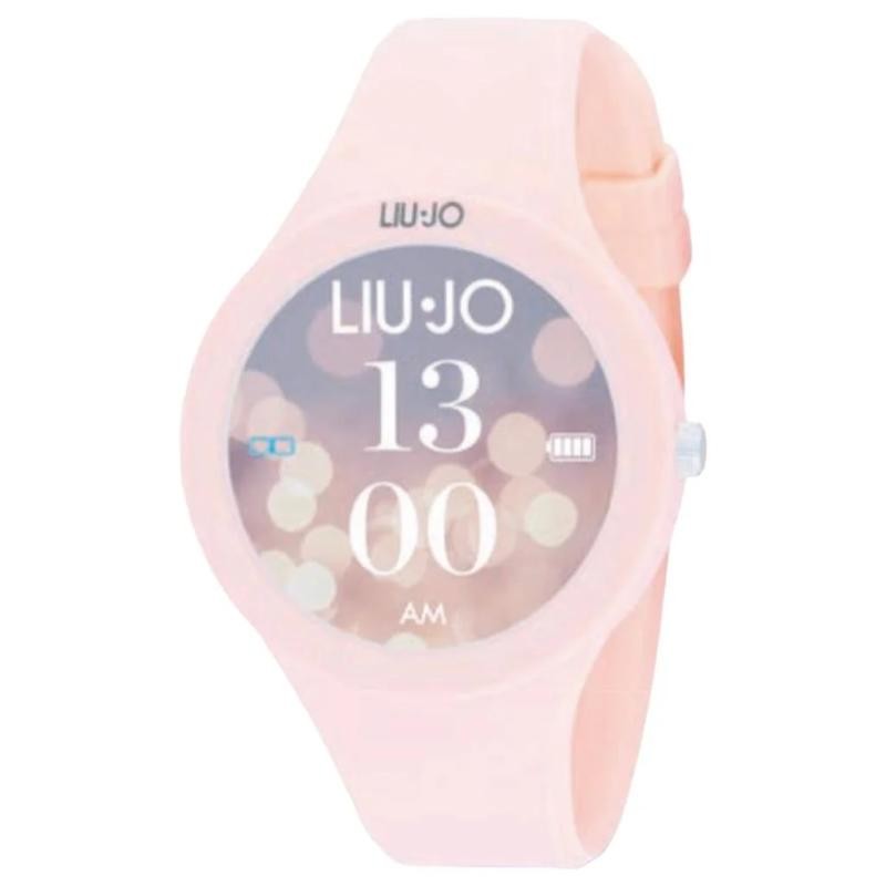 Orologio Donna Smartwatch Liujo Luxury Voice Paint SWLJ126 Cinturino Silicone Rosa