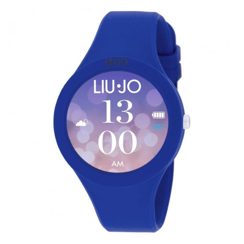 Orologio uomo Smartwatch Liu Jo luxury Voice Paint collection SWLJ122 Cinturino in silicone blu;
