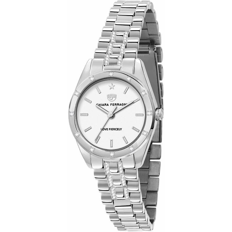 Orologio Donna Solo Tempo FERRAGNI R1953100517 Acciaio con Pietre