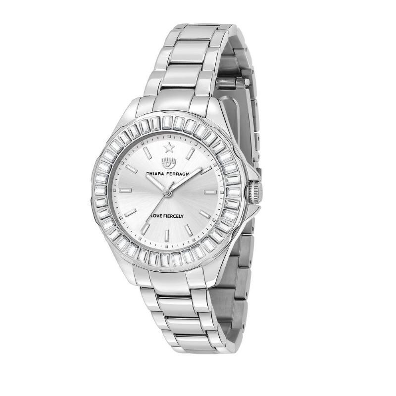 Orologio Donna Solo Tempo FERRAGNI R1953101504 Acciaio con Pietre