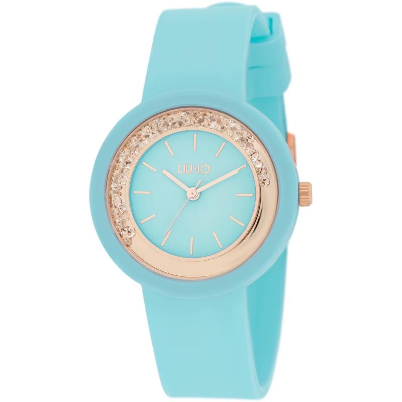 Orologio donna Liu Jo  TLJ2205 Dancing Teen, cassa rotonda in silicone turchese