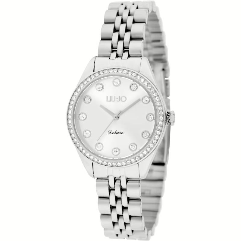 Orologio solo tempo donna in acciaio Liu-Jo TLJ2252  Deluxe con cinturino in acciaio inossidabile e chiusura deployante.