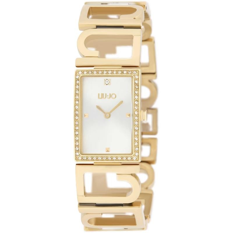 Orologio solo tempo donna Liujo TLJ1818 materiale acciaio dorato quadrante bianco