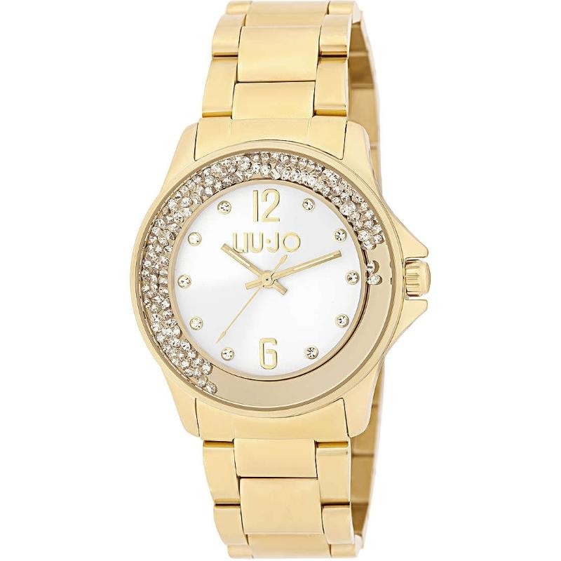 Orologio Liu jo Donna Solo tempo TLJ1620 cinturino dorato quadrante bianco