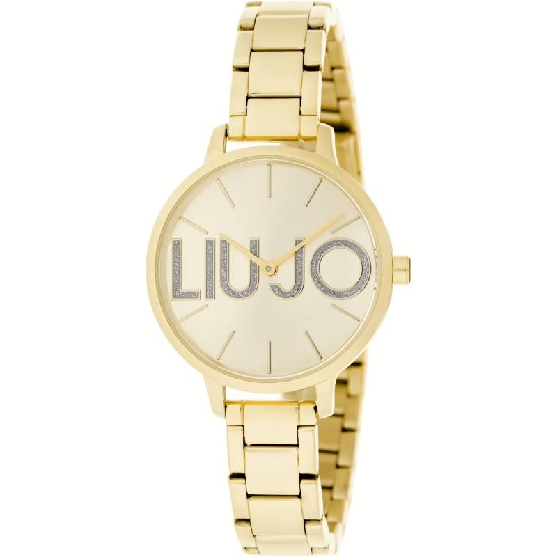 Orologio donna Liujo Couple solo tempo TLJ1289 Materiale Cinturino: Acciaio dorato
