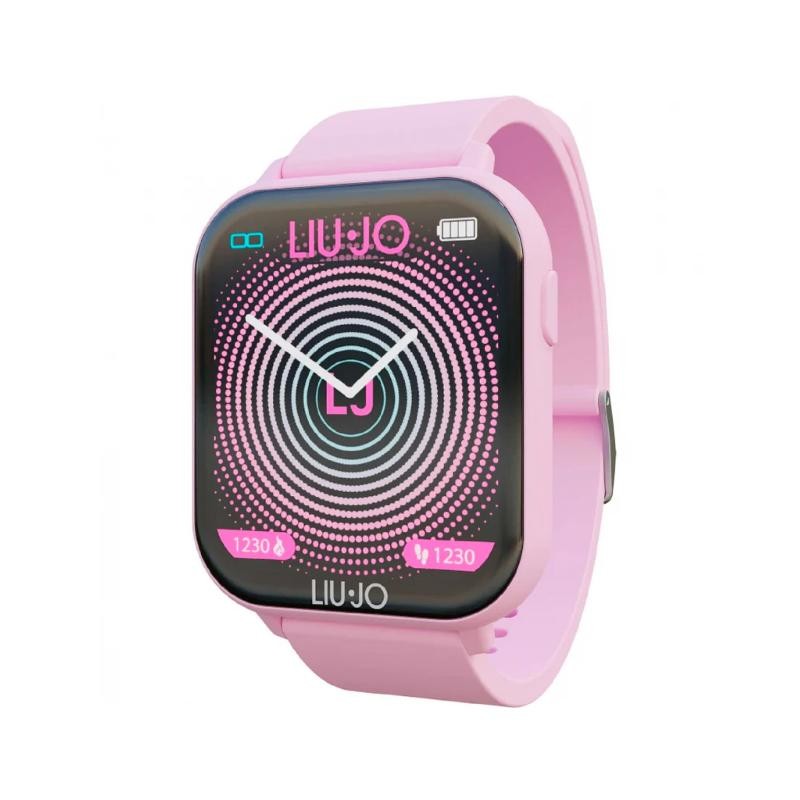 Orologio Smartwatch Liu Jo Voice Color da donna SWLJ064 Bracciale in silicone colore rosa