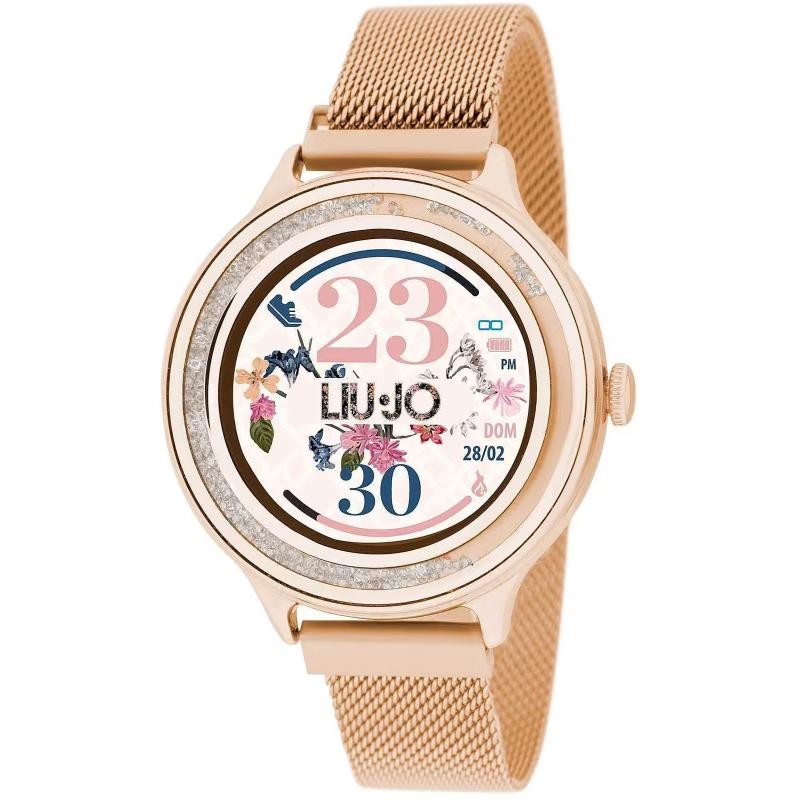 Orologio Smartwatch Donna LIUJO SWLJ050 Cinturino Milano colore Oro Rosa