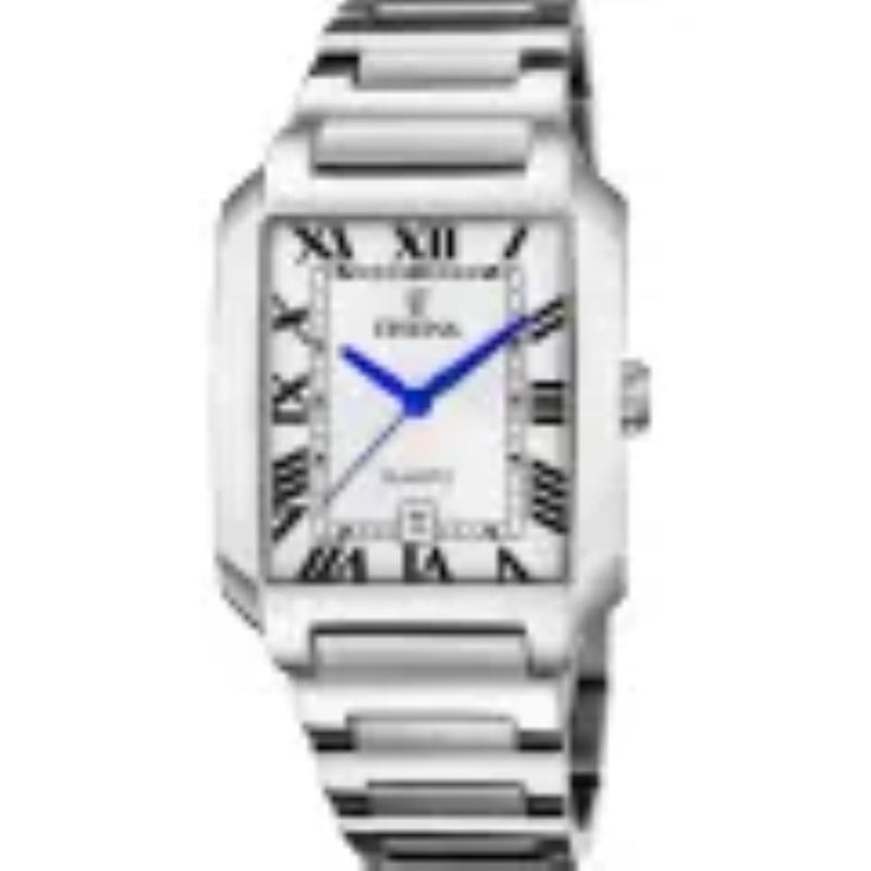 Orologio da uomo rettangolare con data F20677/1