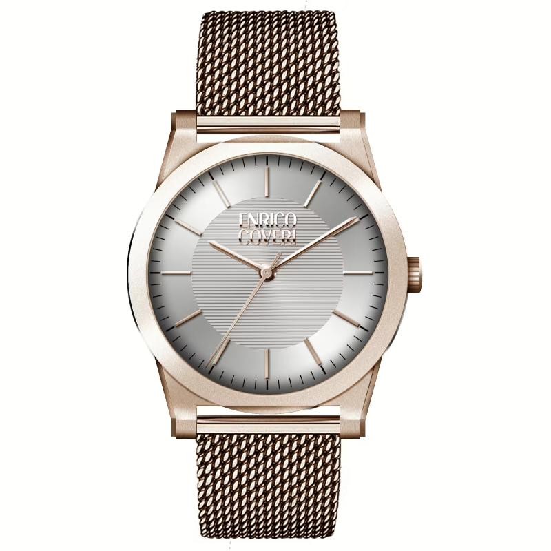Orologio Donna Solo Tempo ENRICO COVERI ECTC057 in Acciaio PVD Oro