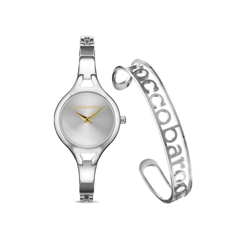 Orologio Donna Solo Tempo ROCCOBAROCCO RB.2216S-01M in Acciaio con Bracciale