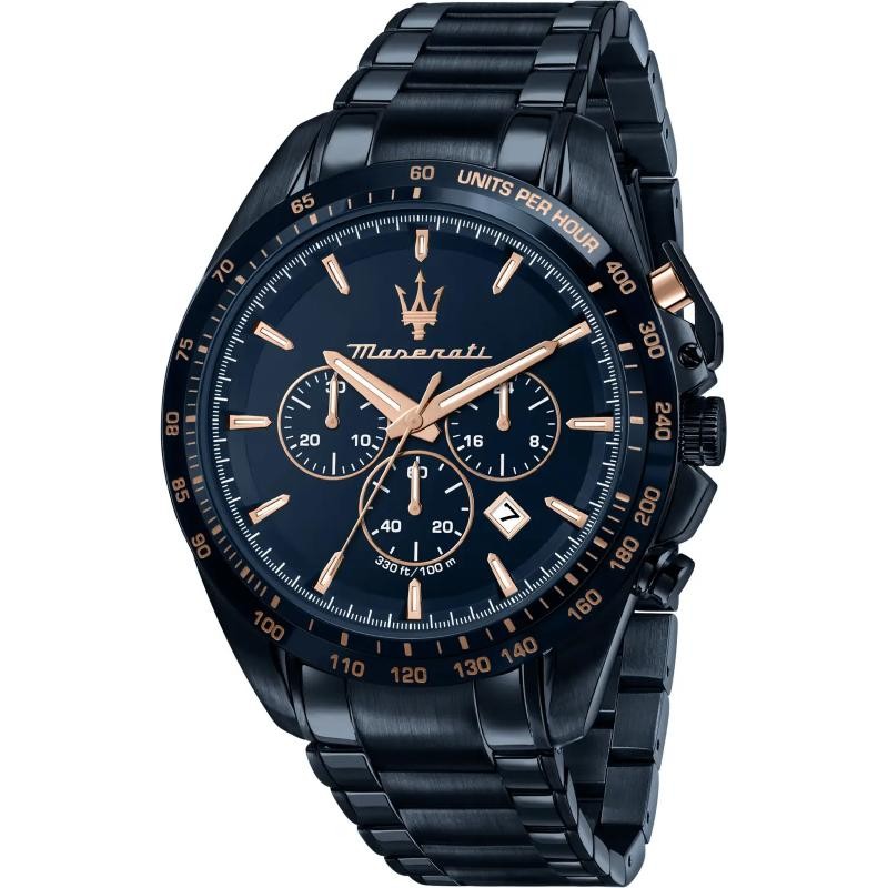 Orologio Uomo Cronografo MASERATI R8873612054 in Acciaio PVD con Datario