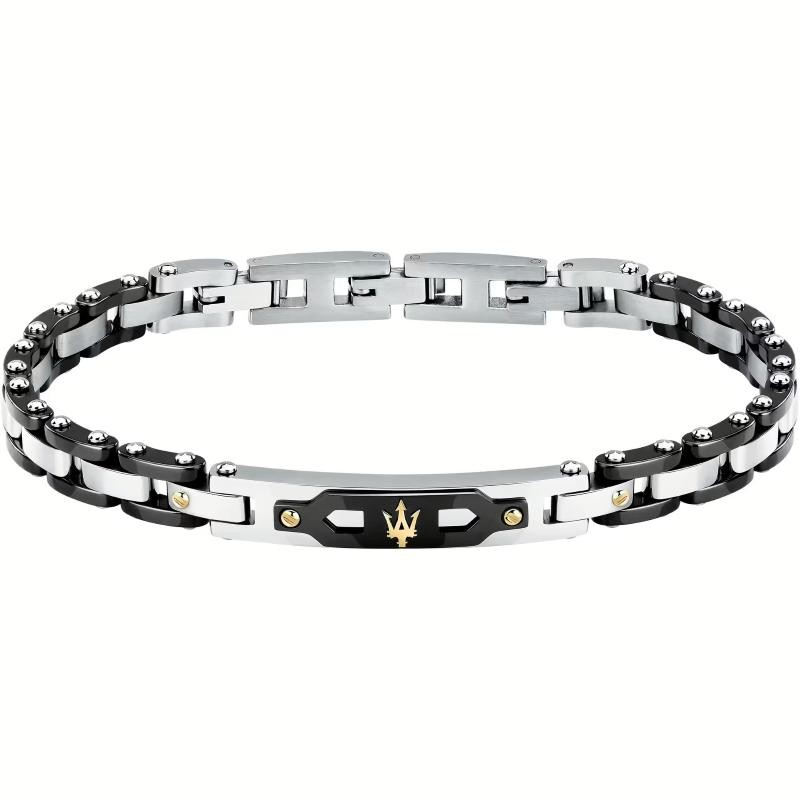 Bracciale uomo maserati ceramic gold JM424AXU01