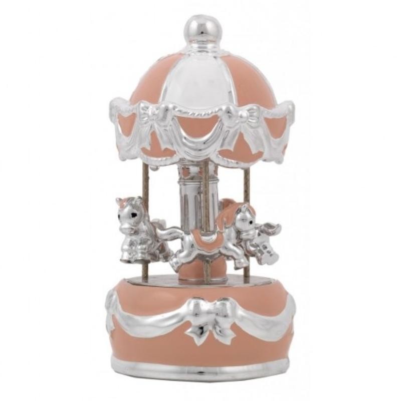 CARILLON GIOSTRA AX21006.R CON ELEMENTI LAMINATI IN ARGENTO 925 ROSA