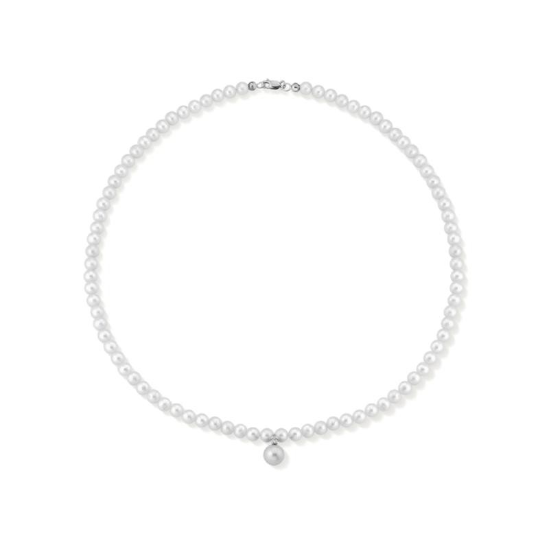 Collana Donna KIOTO COLPE003/7 con Perle e Diamante con Chiusura Oro 18kt