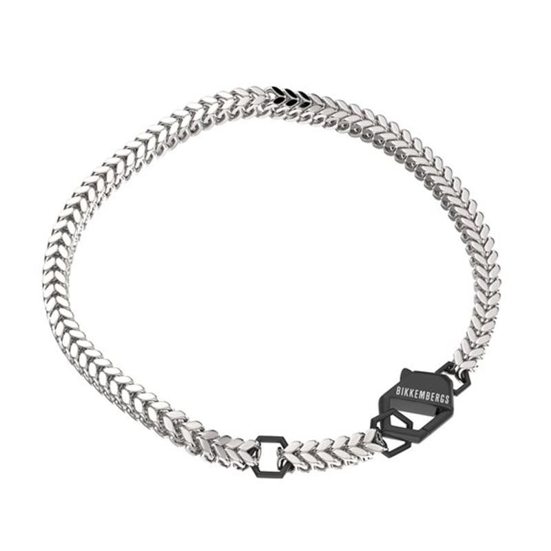 Bracciale Unisex BIKKEMBERGS SKIB03WB in Acciaio con Diamante 0.01 ct