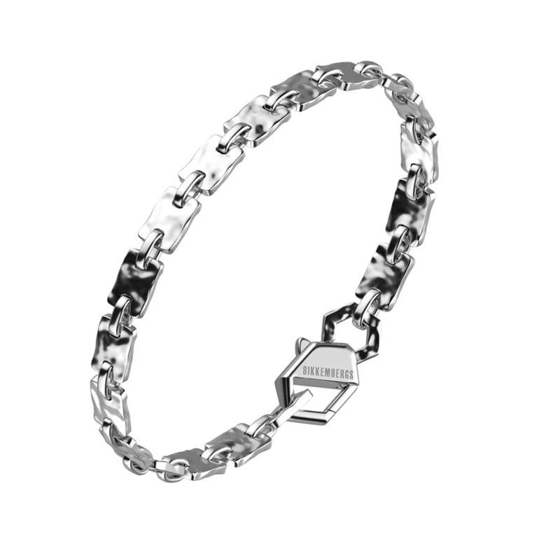 Bracciale Unisex BIKKEMBERGS HAB06WW in Acciaio con Diamante 0.01 ct