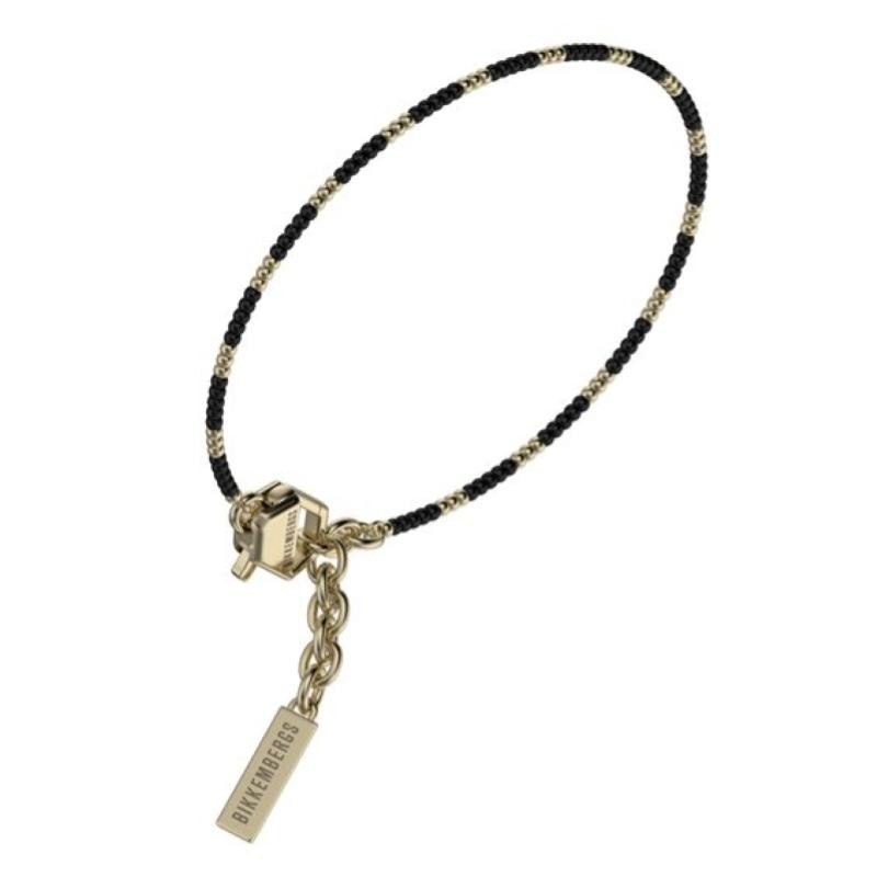 Bracciale Unisex BIKKEMBERGS ECHB02 in Acciaio PVD Oro con Diamante 0.01 ct