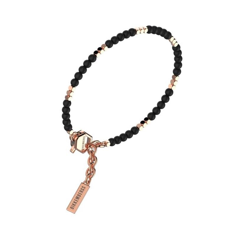 Bracciale Unisex BIKKEMBERGS ECHB08 in Acciaio PVD Rosato con Diamante 0.01 ct