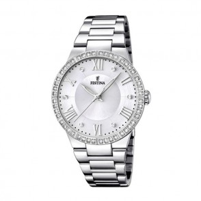 Orologio Donna Solo Tempo FESTINA F16719/1 in Acciaio con Cristalli 